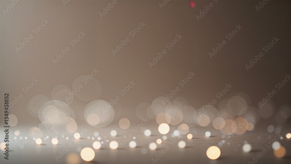 Poster sparkling light reflections create a mesmerizing atmosphere in a softly lit indoor space during the 
