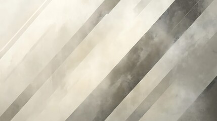 Obraz premium Abstract Beige and Gray Diagonal Stripes Design