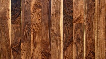 Dark brown wooden floor planks texture