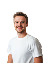 Fototapeta premium man in professional attire,hands raised and cheer for victory,PNG,transparent background,clipart
