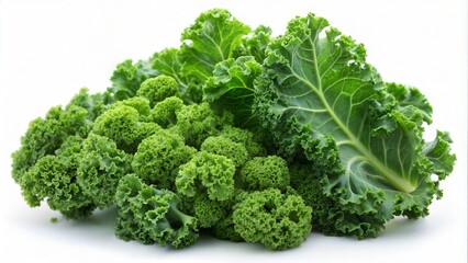 Fresh Kale Bunch Display.