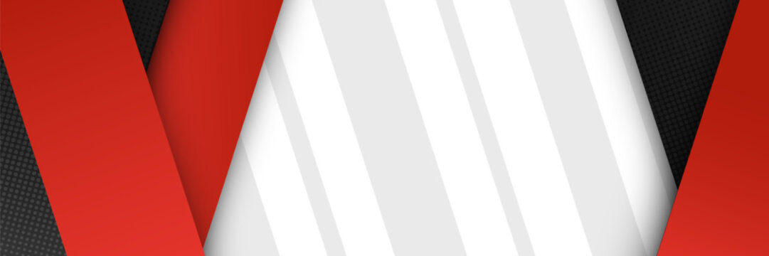modern black and red banner background. vector abstract graphic design banner pattern background template.