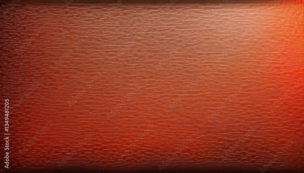 Poster textured orange surface with fine horizontal ripples, warm-toned abstract background for design, dig