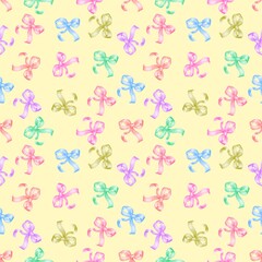 Whimsical Coquette Pastel Ribbon Bow