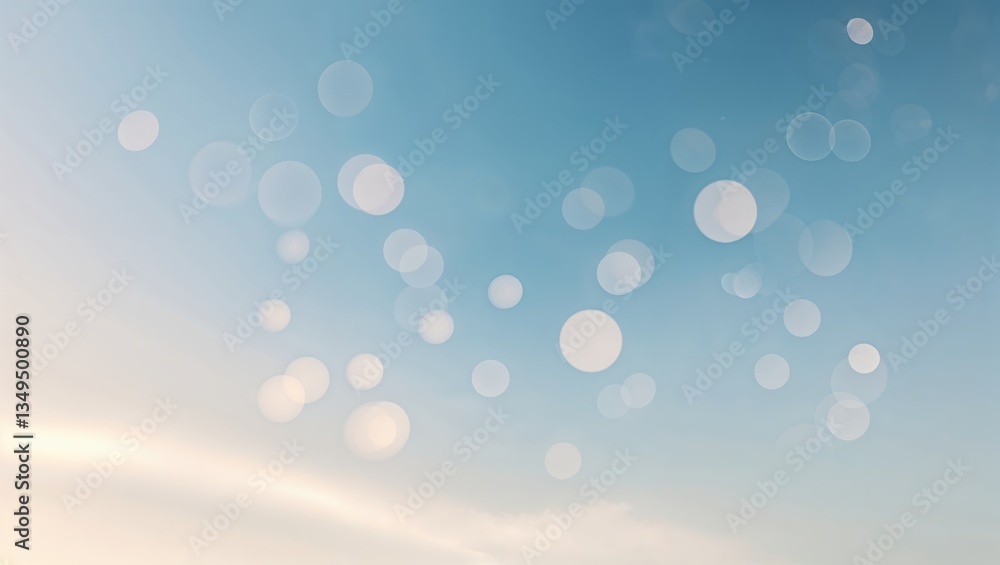 Poster sunlight glimmers through gentle clouds, creating a serene atmosphere during late afternoon in an op