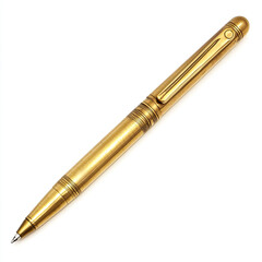 Naklejka premium fountain pen isolated on white