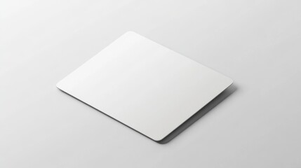 3D White Plastic Gift Card, Hotel Keycard, Credit Card Mockup. EPS10 Vector