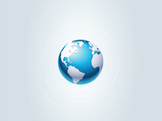 Create Spinning Earth planet grid black and white 3D line object. World rotation against mesh isolated clip art vector outline item. global communications. Sphere globe. Monochromatic