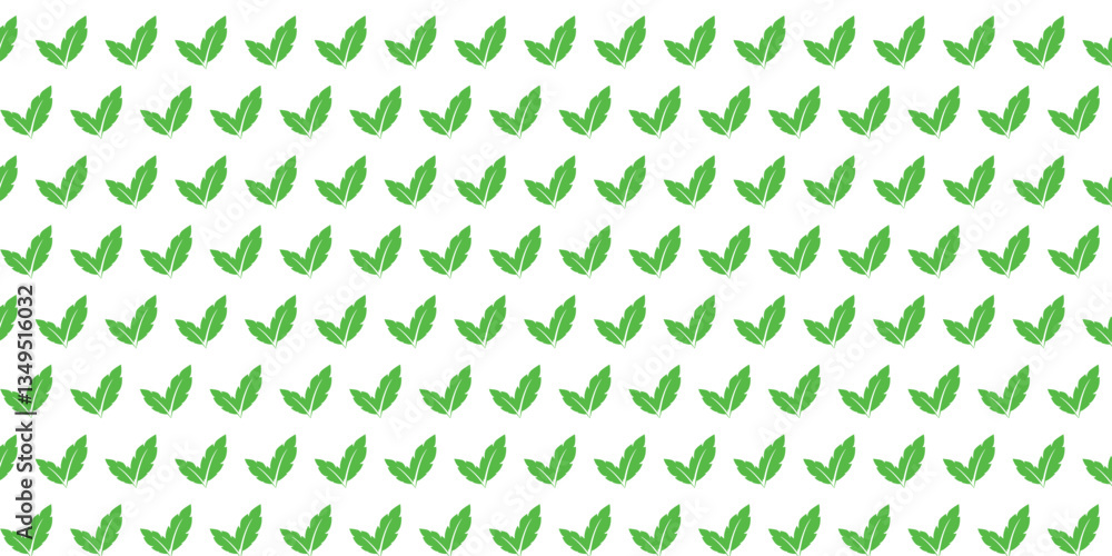 Aufkleber minimalist seamless pattern leaves with geometric patterns. leaf background