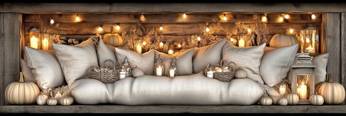 Cozy Autumnal Display