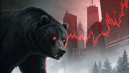 Digital Predator: The Bear's Grip on Market Volatility