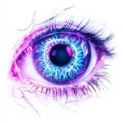 Moonlight Human Eye Scene Science Vision Pure Radiating