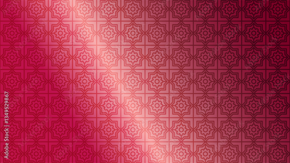 Aufkleber geometric floral pattern background with purple gradient color. floor pattern background