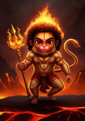 Fototapeta premium Lord hanuman