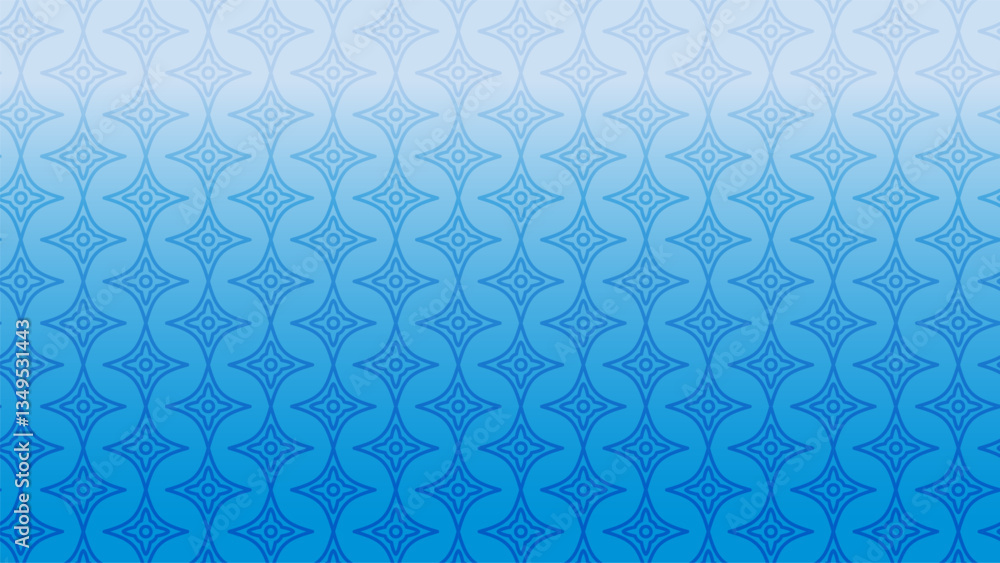 Poster abstract geometry pattern background with blue light gradient color. floor pattern background