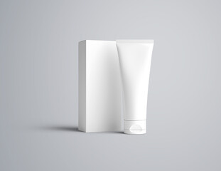 Clean & Professional Cosmetic Packaging Display &ndash; Blank Mockup Set