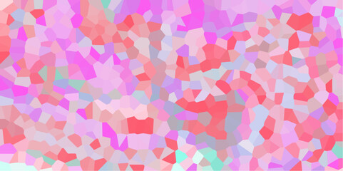 Abstract colorful background with triangles mosaic pattern vector backdrop with hexagons. Multicolored geometric wattled mosaic pattern wallpaper. Colorful polygonal design consist of triangles. 