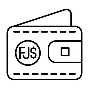 Fijian Dollar Note Icon