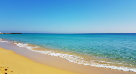 summer breeze at tropical beach escape