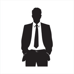 business man running silhouette
