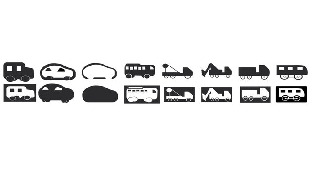car, vector, transportation, illustration, icon, transport, vehicle, road, travel, bus, car, truck, tain, crain, zeep, 