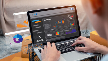 Online Order Notification, Online Selling Concept, Small business entrepreneur Are Taking Orders To Prepare For Shipping To Customers, Online Order Response, SME and packaging delivery concept.