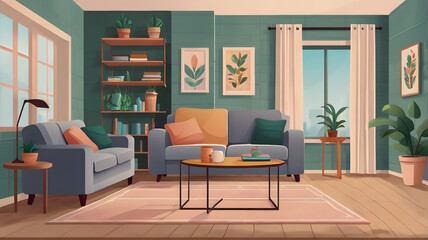 Fototapeta premium sofa room