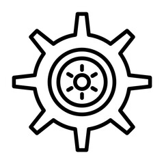 Obraz premium Auto Brightness Icon