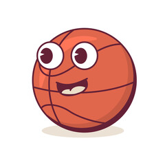 basket ball sport groovy character