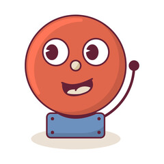 school bell groovy character