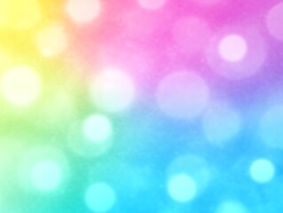 Obraz premium Soft bokeh effect created by multiple vibrant color blending