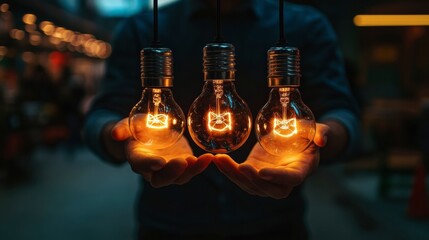 A confident entrepreneur presenting their innovative business idea to investors