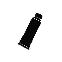 black plastic bottle