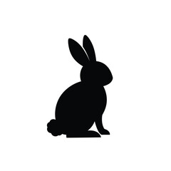 easter bunny silhouette
