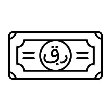 Qatari Riyal Note Icon