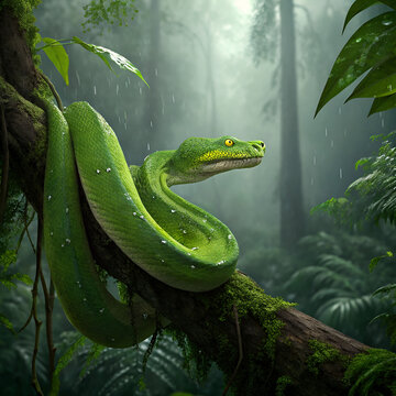 snake in the water
