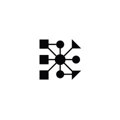 atom icon vector illustration