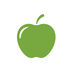 green apple vector illustration