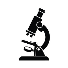 microscope isolated on white