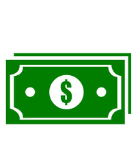 Money clip art design on plain white transparent isolated background for sign, decal, card, shirt, hoodie, sweatshirt, apparel, tag, mug, icon, poster or badge