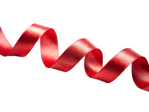 red candy cane isolated with transparent background