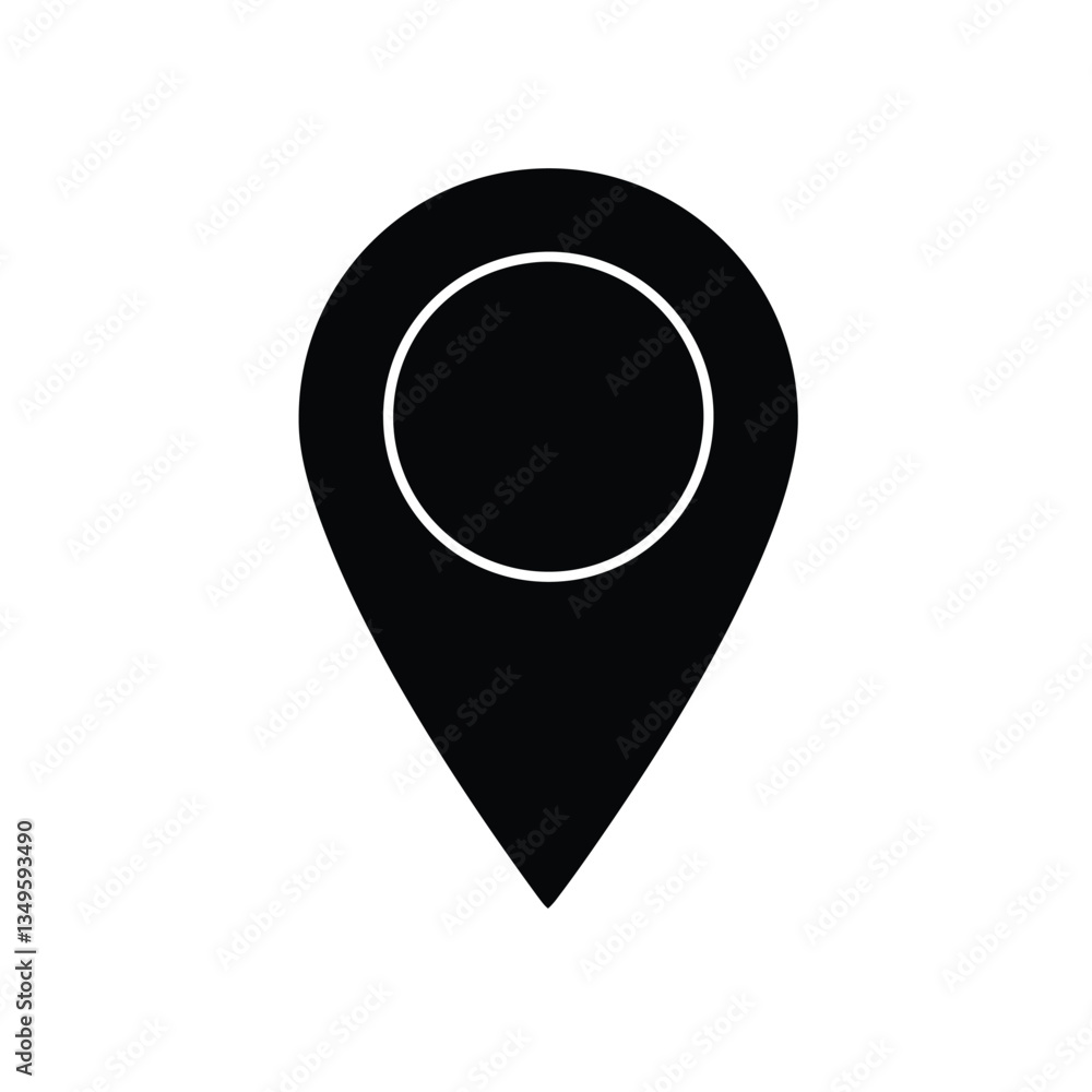 Poster map pointer icon