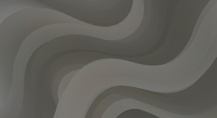 Abstract Gray Wave Background Elegant Smooth Curving Design for Modern Presentations