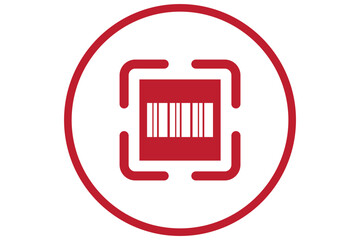 Barcode and QR Code vector line icon set.