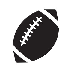 Rugby ball icon. Football game ball icons. Vector illustration eps 10