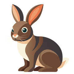 Rabbit character vector cute animal-5