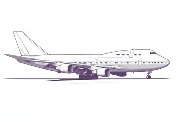 Boeing 747 airplane