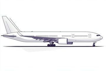 Boeing 777 airplane
