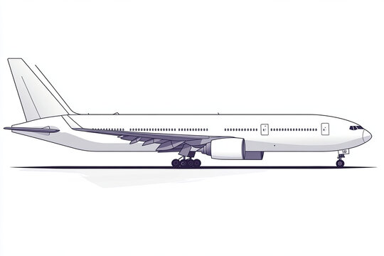 Boeing 777 airplane