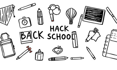 Back to school supplies, including pens, pencils, notebooks, and creative tools, create inspiring atmosphere for learning and innovation. Perfect for students and educators alike